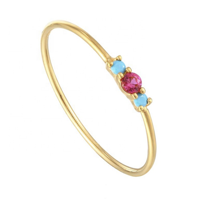 Penelope Three Stone Ring