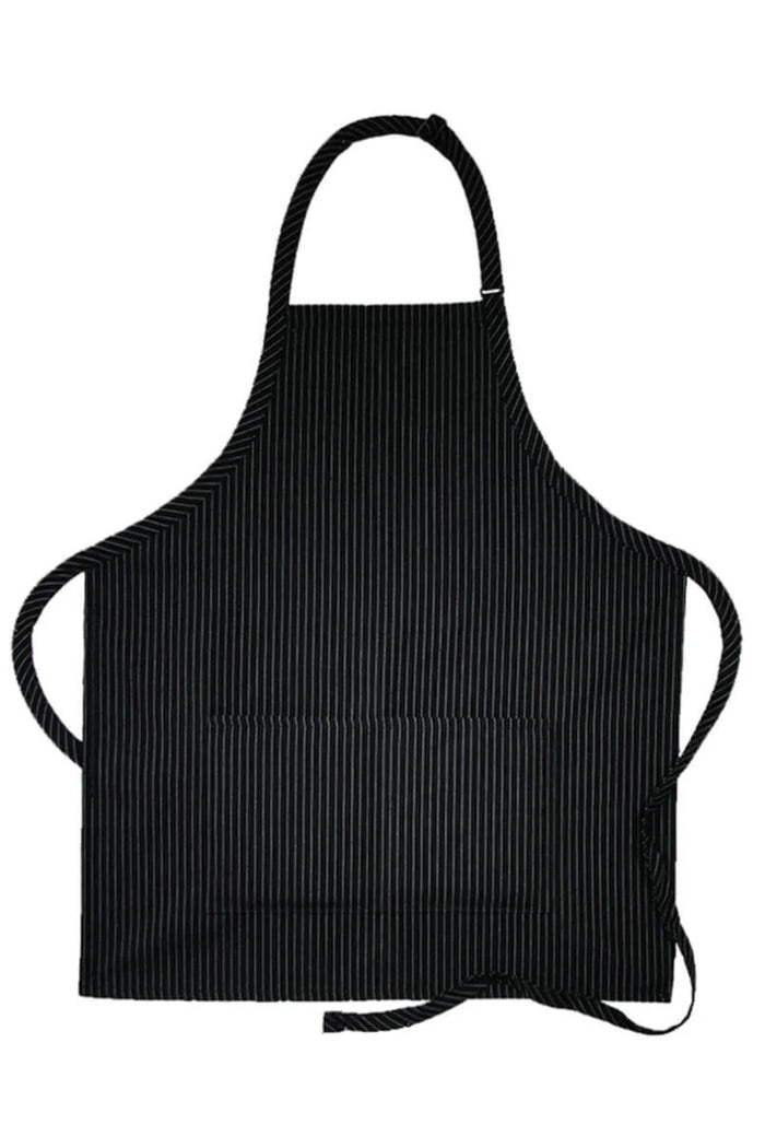 DayStar Pinstripe Bib Adjustable Apron (2 Pockets)