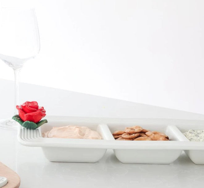pinstripes garnish dish