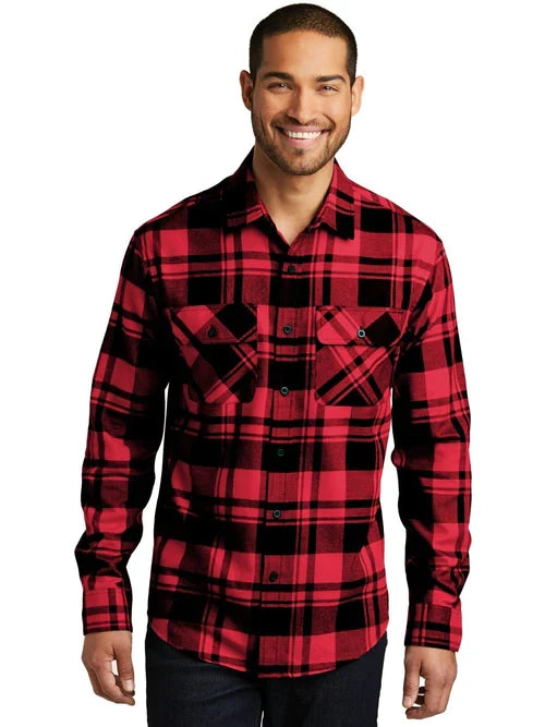 Port Authority Plaid Flannel Shirt