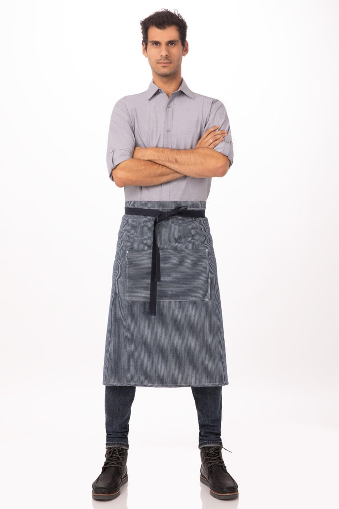 Chef Works Portland Indigo Blue Bistro Apron