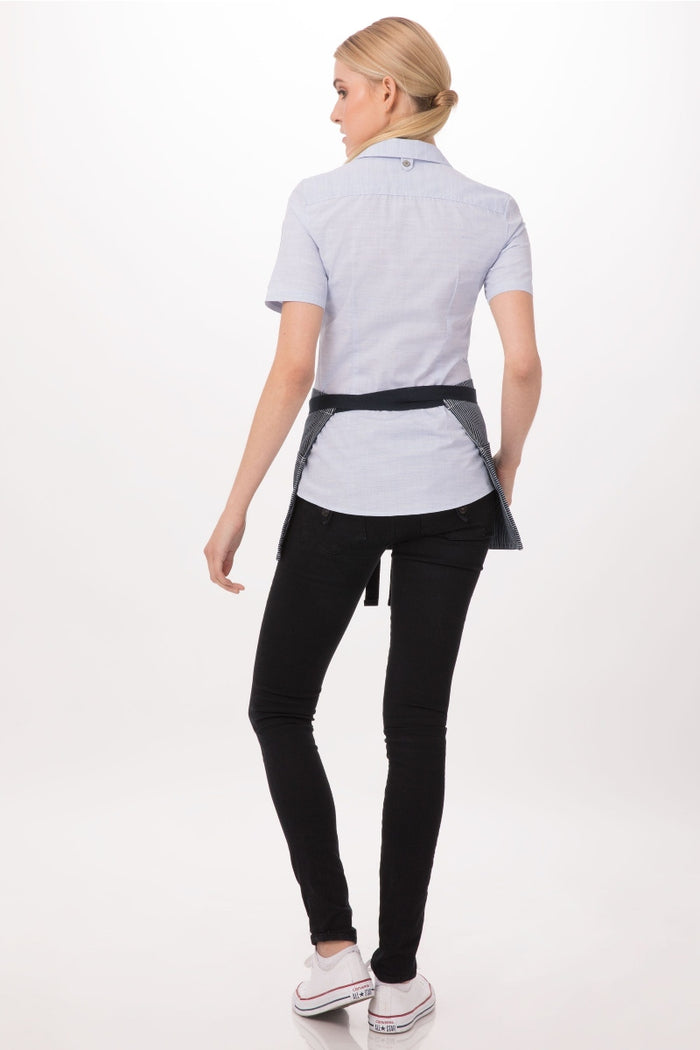 Chef Works Portland Indigo Blue Waist Apron