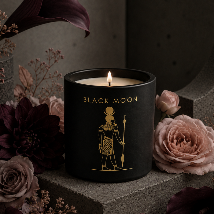 Potion Collection - Ceramic Candle - Black Moon