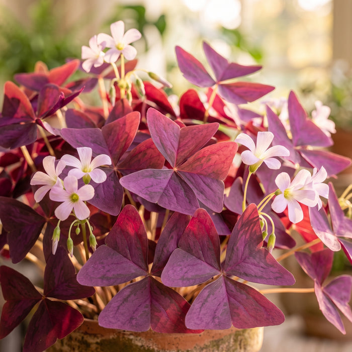 Purple Oxalis Triangularis Bulbs, 5‑Count for Indoor & Outdoor Growing
