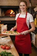 Fame Red Butcher Adjustable Apron (2 Pockets)