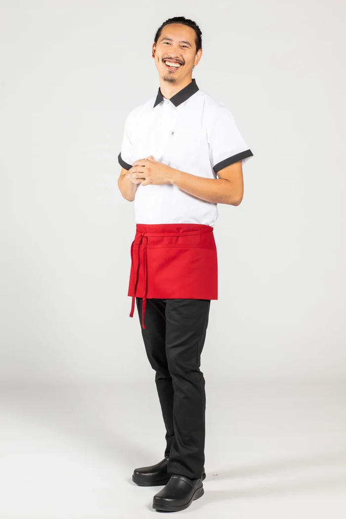 Uncommon Threads Red Waist Apron (2 Pockets)