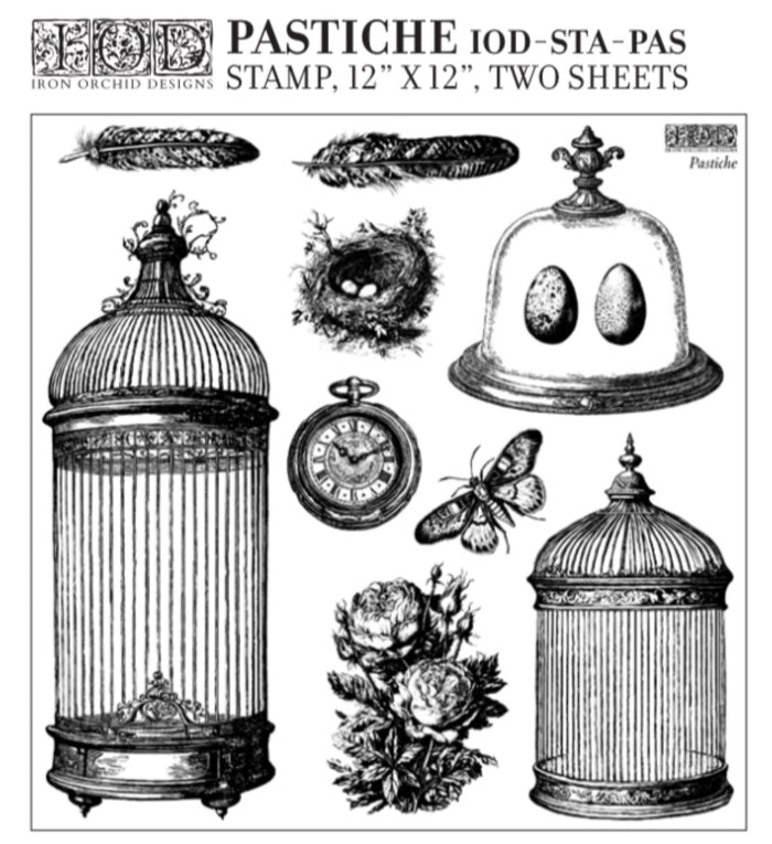 RETIRED Pastiche IOD Décor Stamp