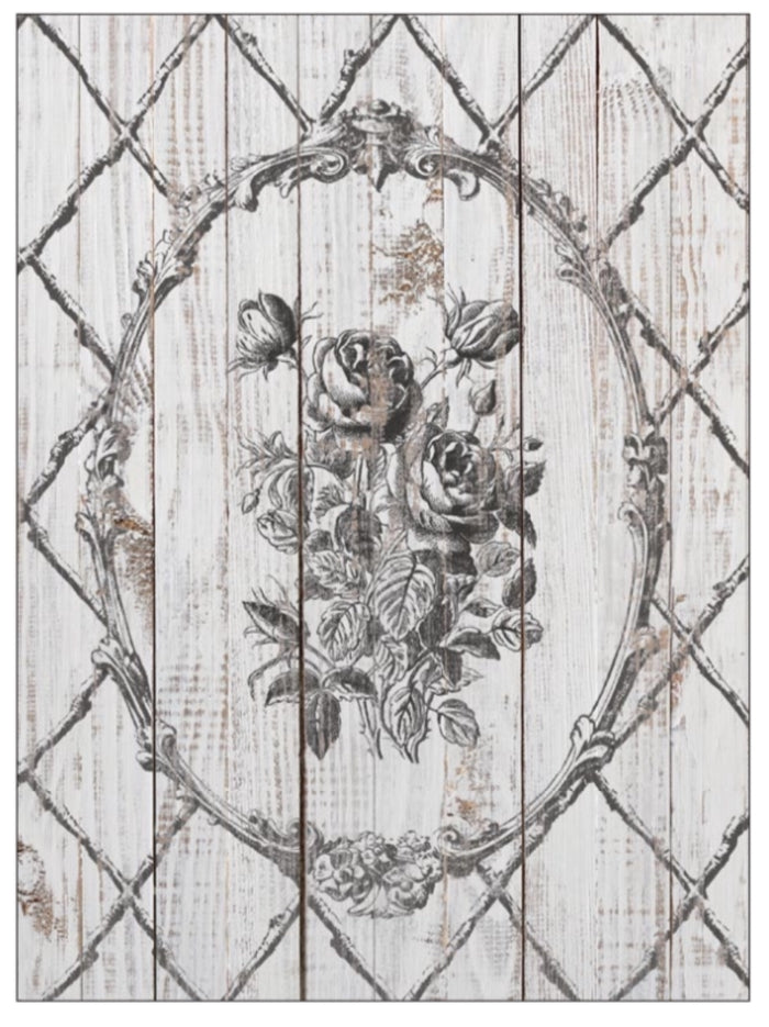 RETIRED Veranda IOD Décor Stamp