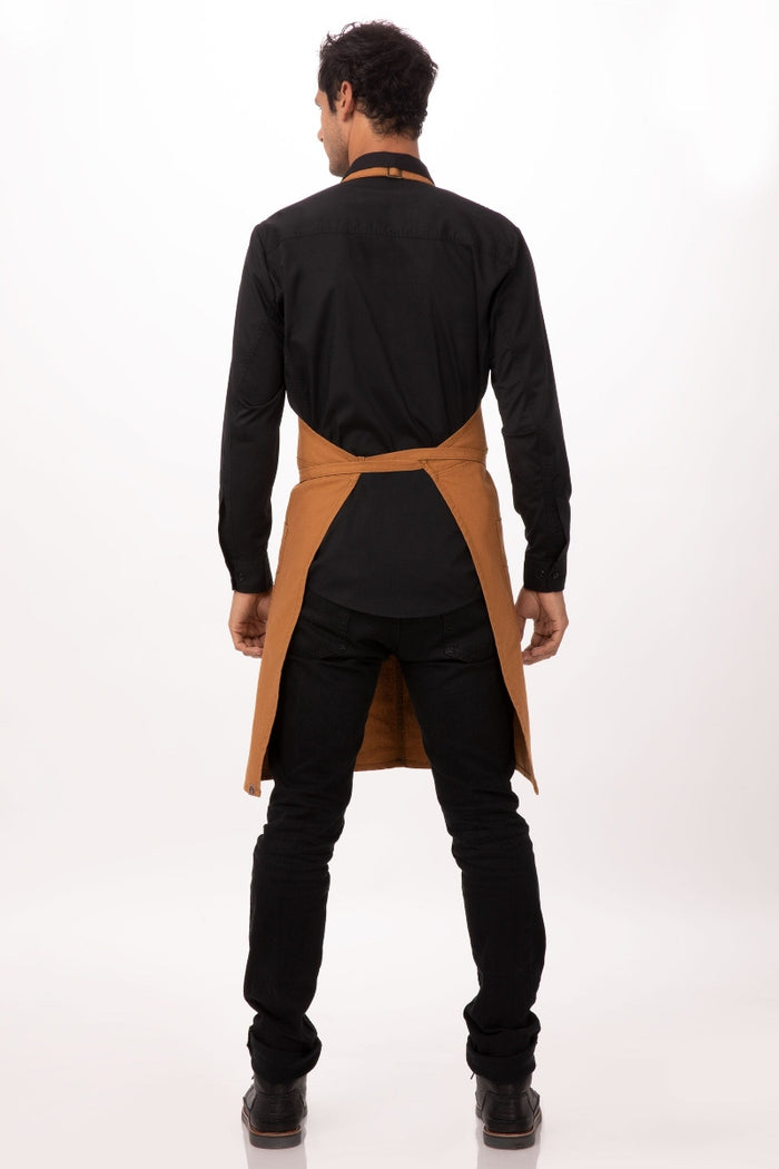 Chef Works Rockford Nutmeg Bib Apron
