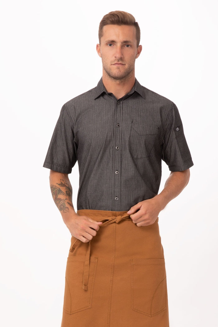 Chef Works Rockford Nutmeg Bistro Apron (2 Pockets)