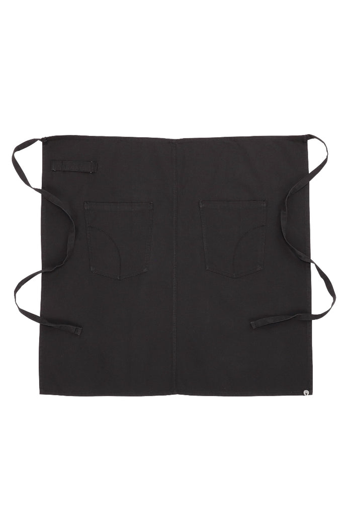 Chef Works Rockford Steel Grey Bistro Apron (2 Pockets)