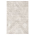Rosson 200x300cm Large Modern Abstract Indoor Rug featuring a patchwork of geometric patterns with narrow, differently oriented stripes, showcasing rectangles, parallelograms, and triangles in a neutral beige palette.
