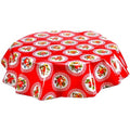 freckled sage round doily red oilcloth tablecloth