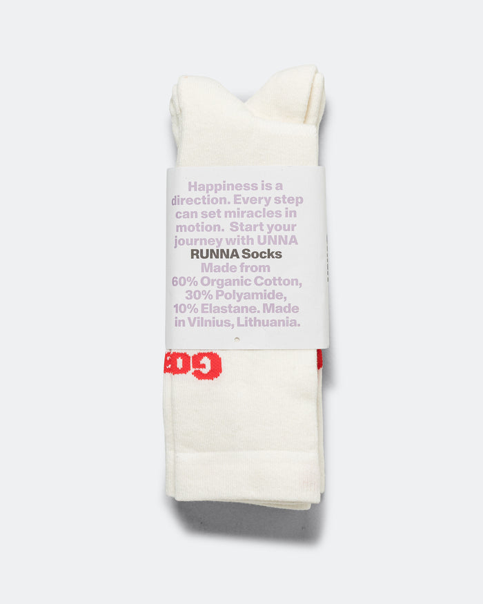 RUNNA Socks 2-Pack - Vanilla White