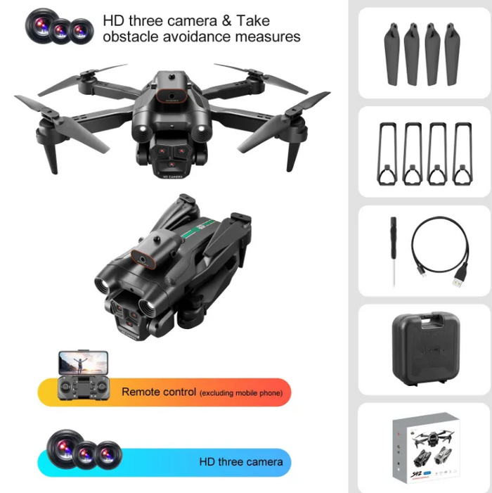 S92 Remote Control Quadcopter with Triple Camera