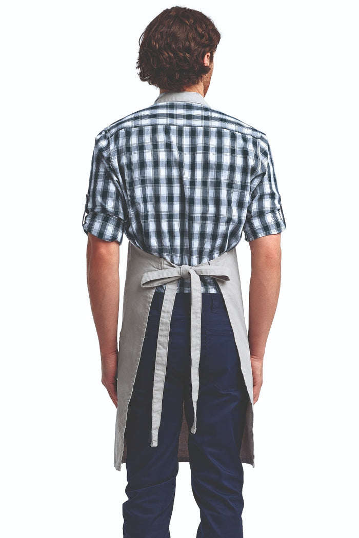 Artisan Collection by Reprime Silver "Calibre" Bib Adjustable Apron (4 Pocket Pouch)