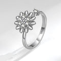 Simple Sunflower Shape Ring for Men and Women