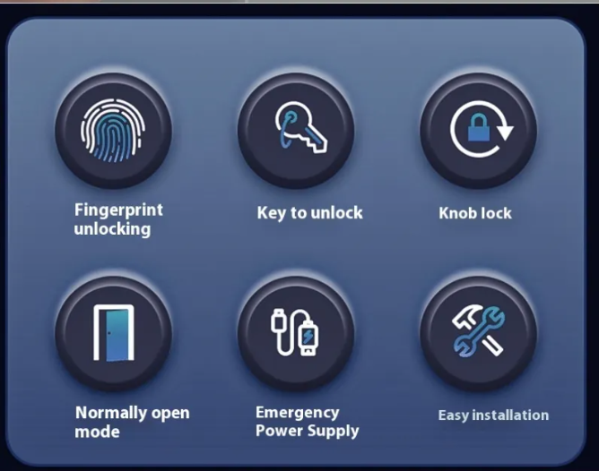 Smart Round Door Lock