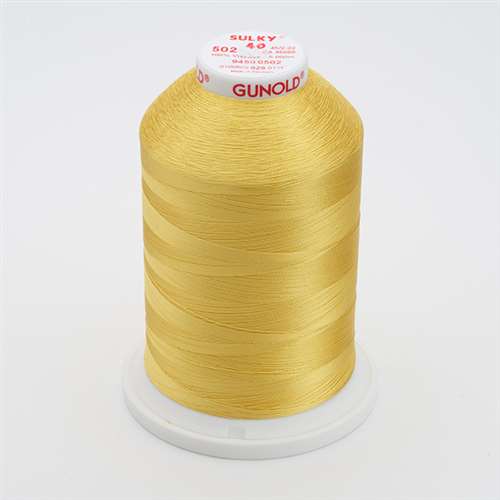 Sulky 40 wt 5500 Yard Rayon Thread - 940-0502 - Cornsilk