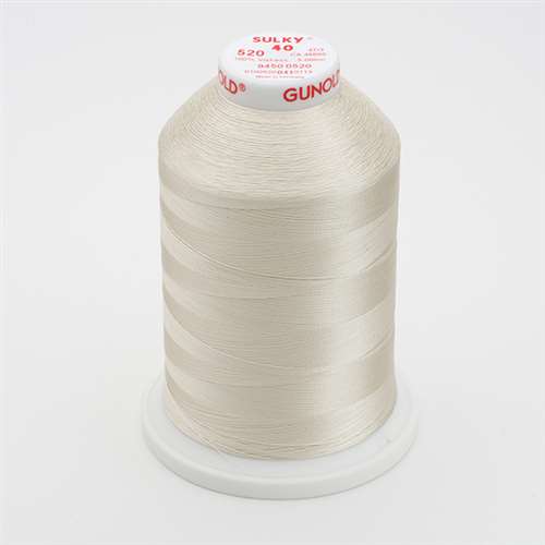 Sulky 40 wt 5500 Yard Rayon Thread - 940-0520 - Bone