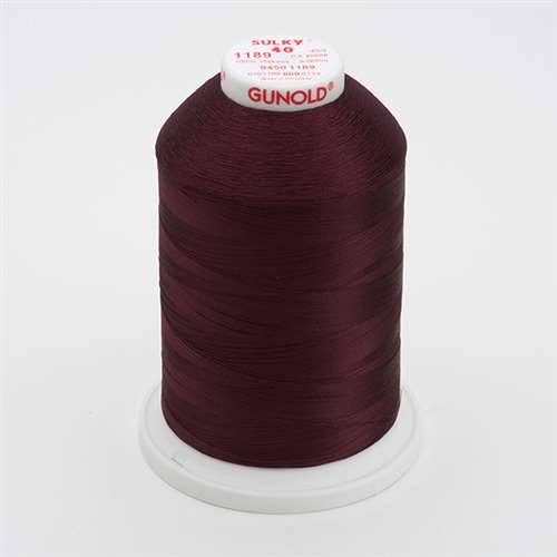 Sulky 40 wt 5500 Yard Rayon Thread - 940-1189 - Dk Chestnut