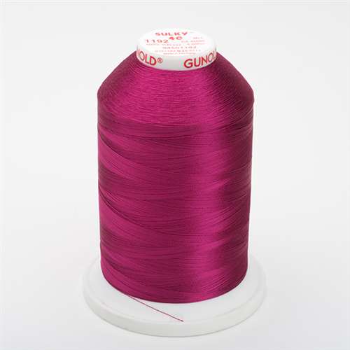 Sulky 40 wt 5500 Yard Rayon Thread - 940-1192 - Fuchsia