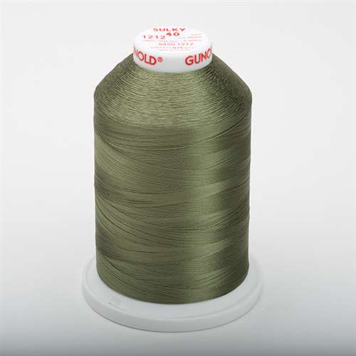 Sulky 40 wt 5500 Yard Rayon Thread - 940-1212 - Khaki