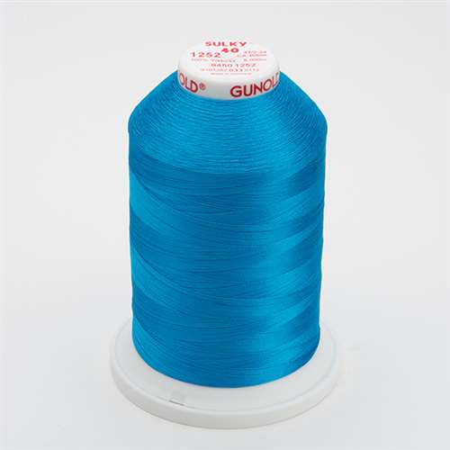 Sulky 40 wt 5500 Yard Rayon Thread - 940-1252 - Bright Peacock