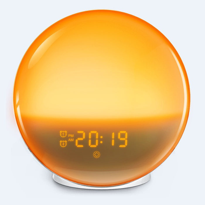 Sunrise Sunset LED Alarm Clock with Colorful Atmosphere