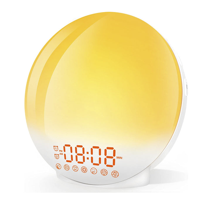 Sunrise Sunset LED Alarm Clock with Colorful Atmosphere