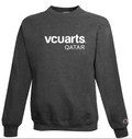 Sweatshirt VCUArts Crewneck Double Dry Eco Charcoal white print S
