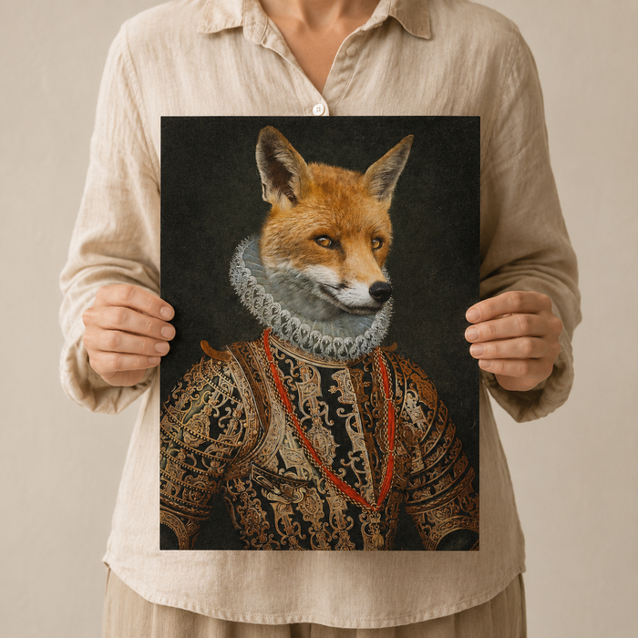 The Noble Fox — A Renaissance Portrait