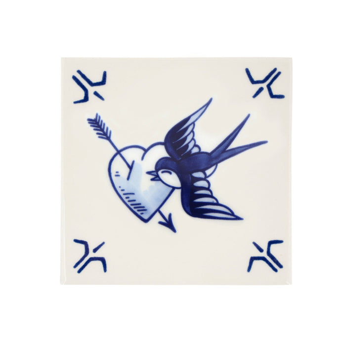 Tile Hartfoundation Edition Delft Blue by Royal Delft