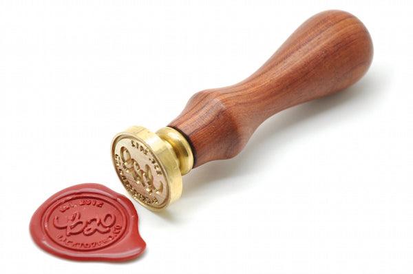 Victory Skeleton Hand Wax Seal Stamp - Backtozero B20 - Black, Bone, genericlonghandle, gesture, hand, hand gesture, handgesture, hands, victory