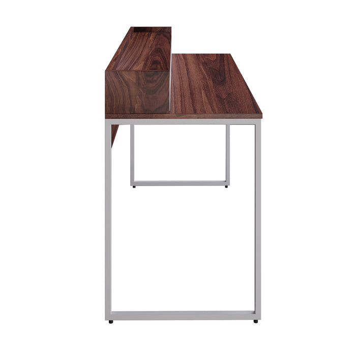 Close-up of the Watson 2 Drawers Console Table with Steel Legs, showcasing its sleek design and two-drawer functionality, ideal for compact spaces and stylish organization in any home setting.