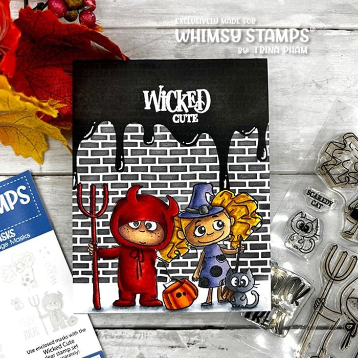 *NEW Wicked Cute - NoFuss Masks - Whimsy Stamps