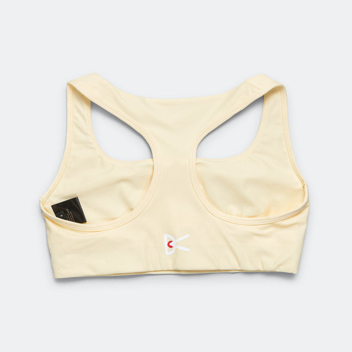 Womens Twin Layer Medium Support Bra - Chamomile
