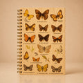 Wood Notebook Butterfly Specimen