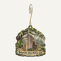 Wormsloe State Historic Site Logo custom wood ornament OC113 hanging on hook