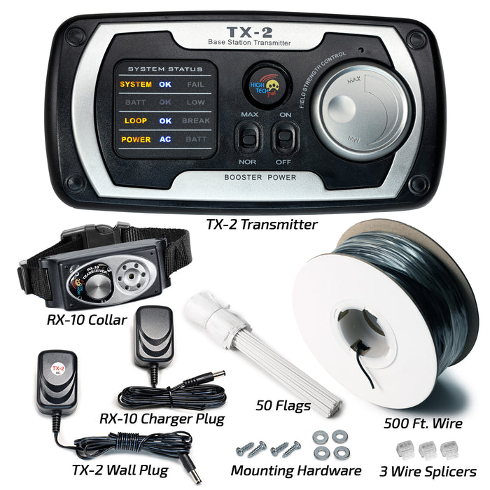 X-10 Rechargeable Multi-Function Electronic Dog Fence