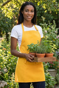 Fame Yellow Bib Adjustable Apron (3 Pockets)